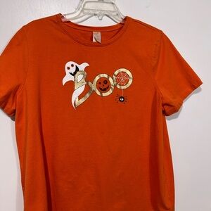 Woman’s Halloween Orange T-Shirt